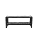 Salontafel Britt Zwart met Legplank 110 - Benoa