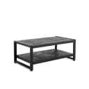 Salontafel Britt Zwart met Legplank 110 - Benoa