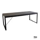 Eettafel Britt Zwart 220 - Benoa