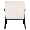 Lounge stoel Cooper white chenille - Richmond Interiors