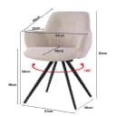 Doreen Boucle Beige - Livingfurn