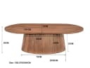 Salontafel Salvator Oval 120 - Livingfurn