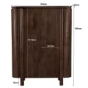 Wandkast Salano bruin 150 cm - Livingfurn