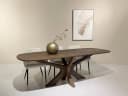Eettafel Brix Montreaux Brown 220cm - Livingfurn
