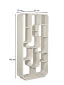 Wandkast Brix Logan Off White - Livingfurn