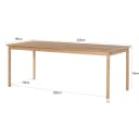 Eettafel Tobago 220cm - Livingfurn