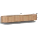 TV meubel Novero Zwevend 220cm - Livingfurn