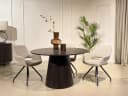 Eettafel Novero Espresso 130cm - Livingfurn
