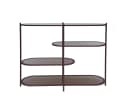 Wandkast Brix Jill Burgundy 90cm - Livingfurn