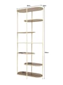 Wandkast Brix Jill Off White 190cm - Livingfurn