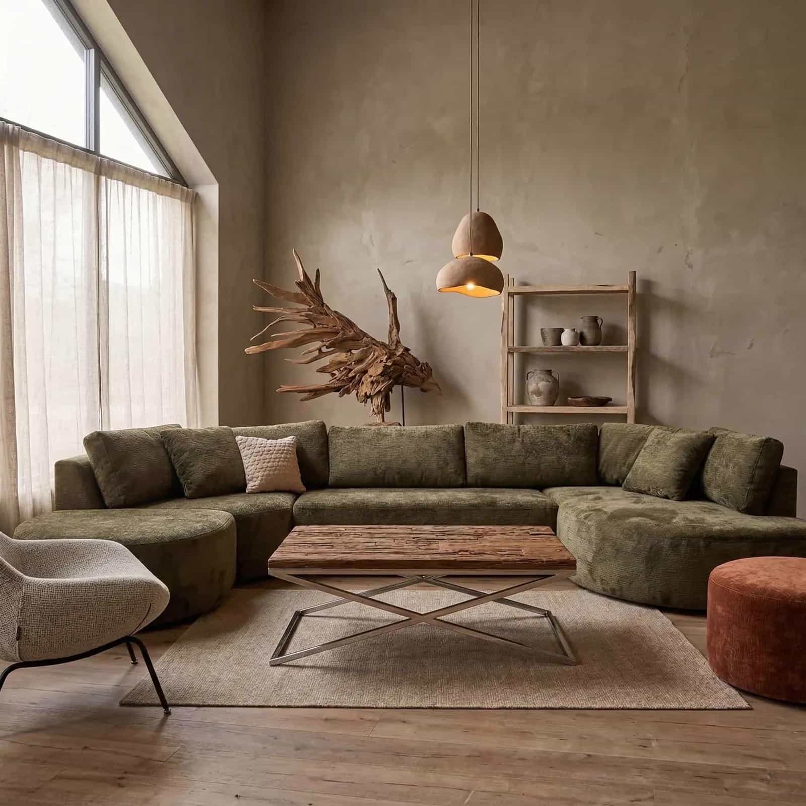 Hoekbank Lilibeth | U-vorm | Fusion Stof |