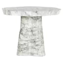 Outdoor eettafel Rockyard white marble look 100Ø - Richmond Interiors