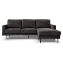Cambridge 2 5-AL/AR + Chaise R/L - Adore 029 Anthracite Grey - Tower Living