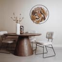 Premana Eetkamertafel bruin rond 150 cm - Tower Living