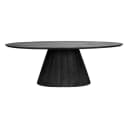 Premana Eetkamertafel zwart ovaal 260 cm - Tower Living