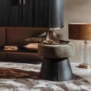 Ossana Poef rond 50 cm - Tower Living