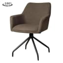 Ortana Armstoel - Alpine dark brown 18 (draaibaar) - Tower Living