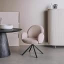 Imola Armstoel - fabric Ascot 12 Beige (draaibaar) - Tower Living