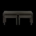 Amalfi Salontafel- en Bijzettafelset basalt vanaf 50 cm - Tower Living