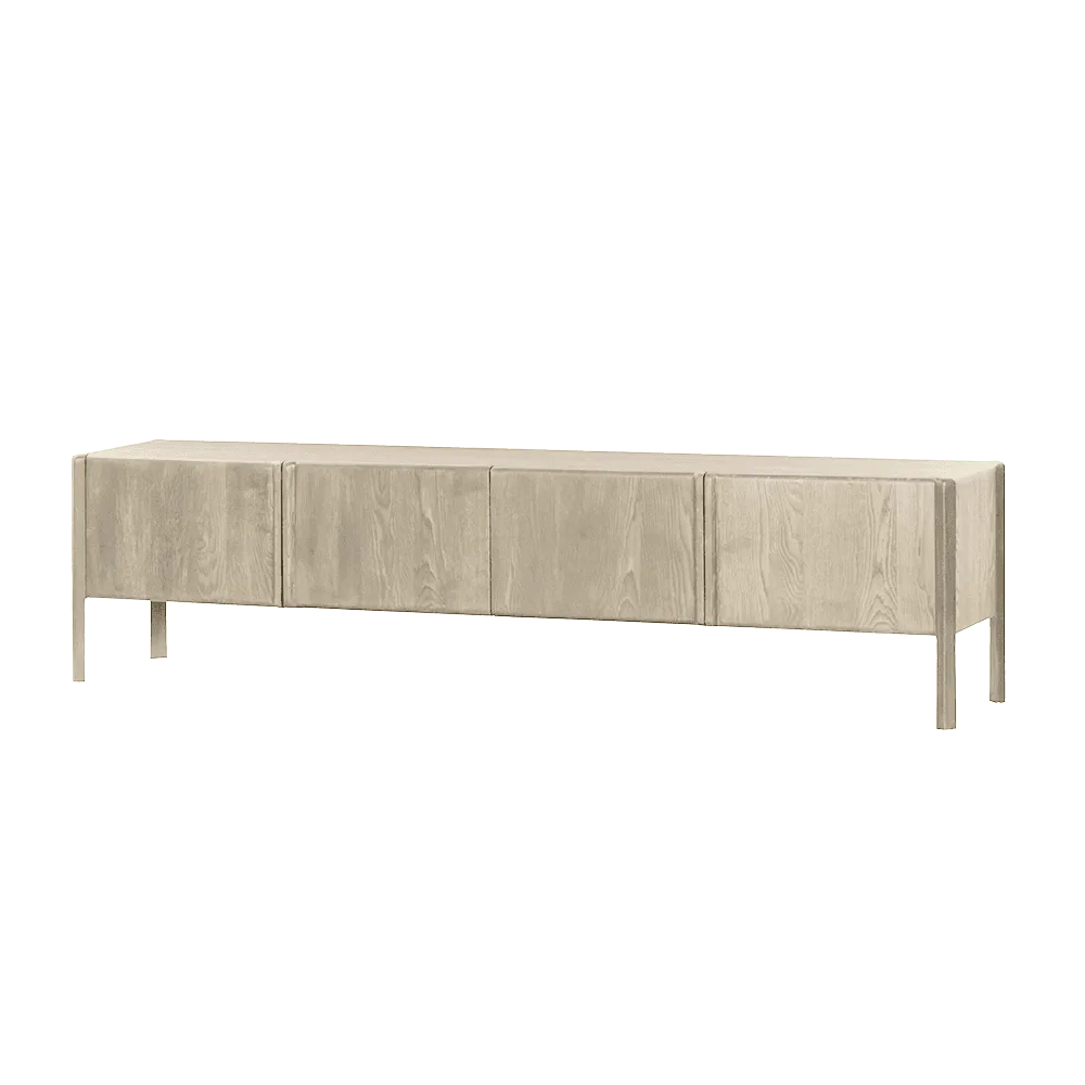 Amalfi TV-meubel white wash 220 cm - Tower Living