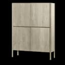 Amalfi Opbergkast white wash 120 cm - Tower Living