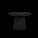 Asti Bijzettafel rond zwart 60 cm - Tower Living