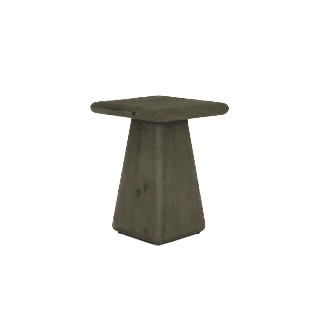 Asti Bijzettafel vierkant olijfbruin 40 cm - Tower Living