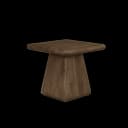 Asti Bijzettafel vierkant bruin 60 cm - Tower Living