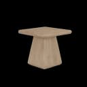 Asti Bijzettafel vierkant naturel 60 cm - Tower Living