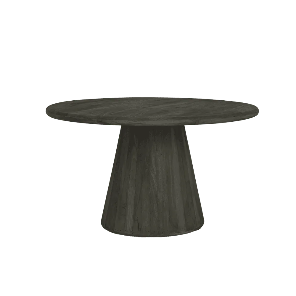 Asti Eetkamertafel rond olijfbruin 130 cm - Tower Living