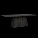 Asti Eetkamertafel zwart 200 cm - Tower Living