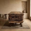Eettafel Borneo IJzerhout 300cm | Spinpoot - Sventerior
