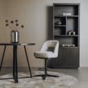 Caldes Barstoel - fabric Ted 24 off-white (draaibaar) - Tower Living