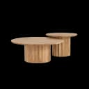 Crotone Salontafel set rond 90ø / 60ø cm - Tower Living