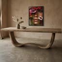 Eettafel Suarhout Unieke Houten Poot - Sventerior