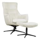 Fauteuil Flynn met hocker - Wildeboer & van der Weide