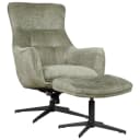 Fauteuil Flynn met hocker - Wildeboer & van der Weide