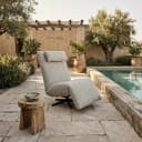 Relaxfauteuil Indi Outdoor motiefstof - Chill-Line