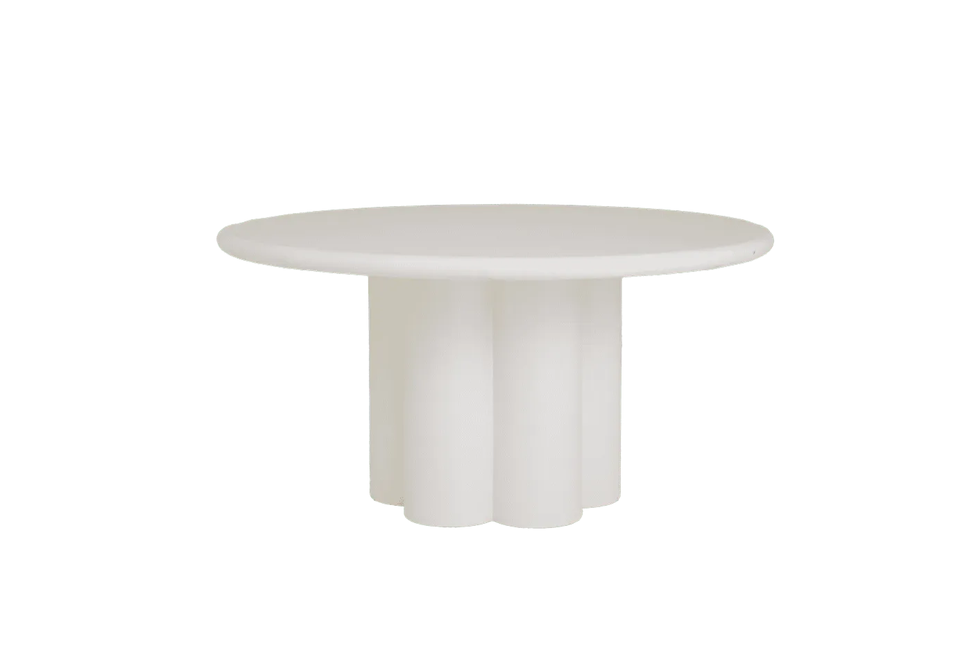 Melzo Eetkamertafel rond wit 150 cm - Tower Living