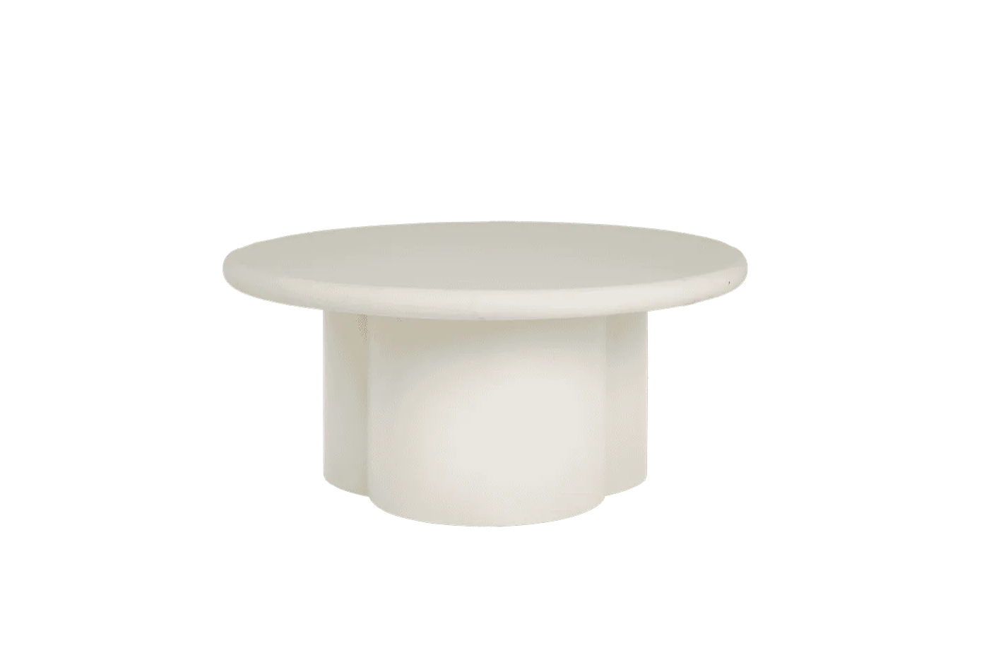 Melzo Salontafel rond wit 90 cm - Tower Living