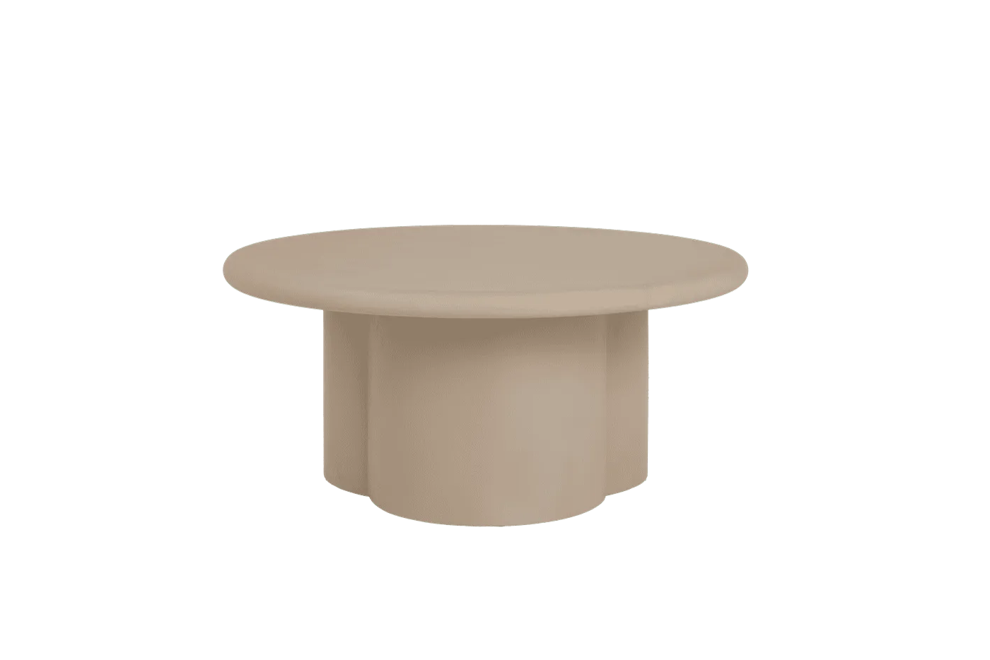 Melzo Salontafel rond beige 90 cm - Tower Living