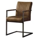 Ferro Armstoel - fabric Savannah light brown - Tower Living
