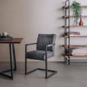 Ferro Armstoel - fabric Savannah anthracite - Tower Living