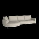 Prescot 2 5-AR + Chaise L - Sahara 120 sand - Tower Living