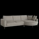 Prescot 2 5-AR + Chaise L - Sahara 400 espresso - Tower Living