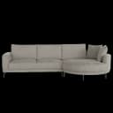 Prescot 2 5-AL + Chaise R - Sahara 400 espresso - Tower Living