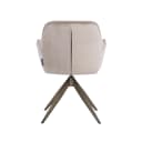 Eetkamerstoel Aline khaki velvet swivel fire retardant - Richmond Interiors