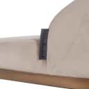 Barstoel Bolton khaki velvet brushed gold fire retardant (Set of 2) - Richmond Interiors