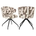 Eetkamerstoel Milly moss graffic swivel - Richmond Interiors