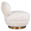 Lounge stoel Jace lovely cream swivel - Richmond Interiors